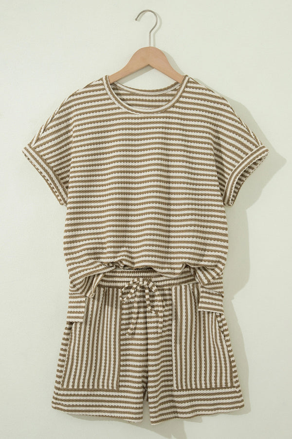 Brown Sugar Stripe Set