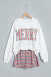 Merry & Bright Plaid Lounge Set