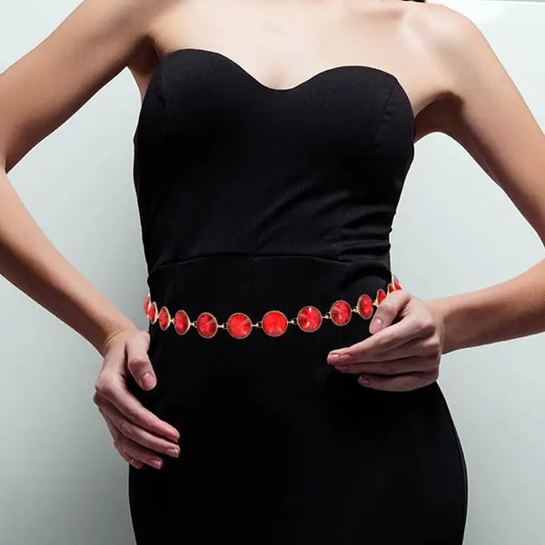 Bling Crystal Chain Belt