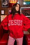 Gingham JESUS Sweatshirt