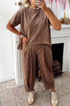 Untamed Leopard Pant Set