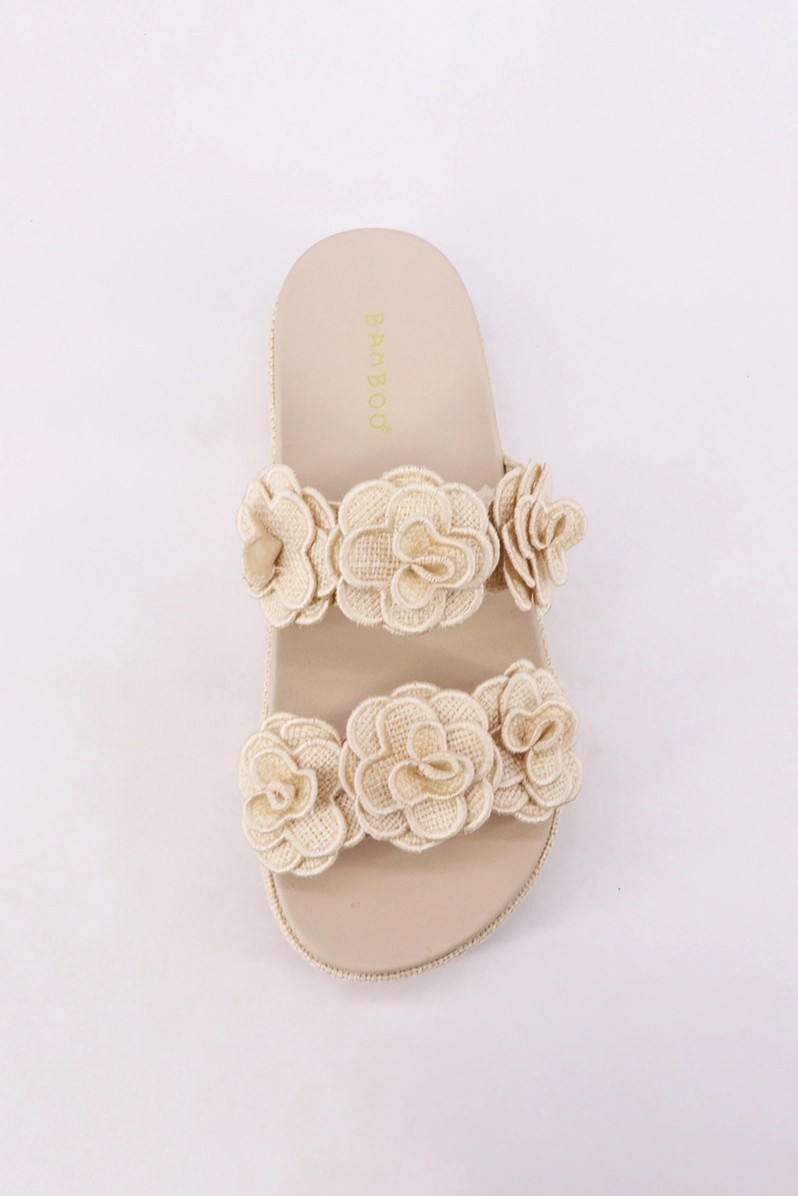 Floral Strap Platform Sandal