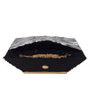 Synthetic Leather Zebra Print Envelope Clutch