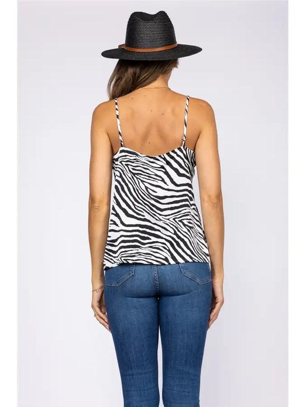 Wild Side Zebra Cami