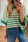 Going Green Striped Sweater
