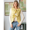 Vintage Stripe Quilt Tie Top Vest