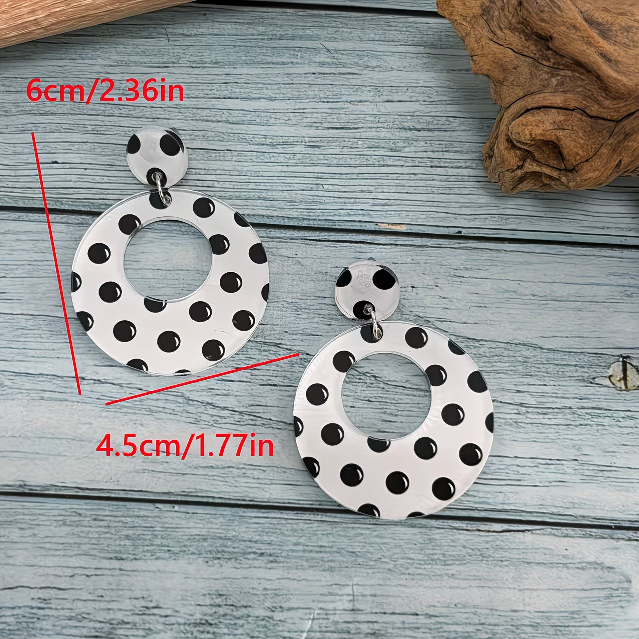 Dotty Circle Earrings