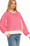 Easygoing Stripe Sweatshirt