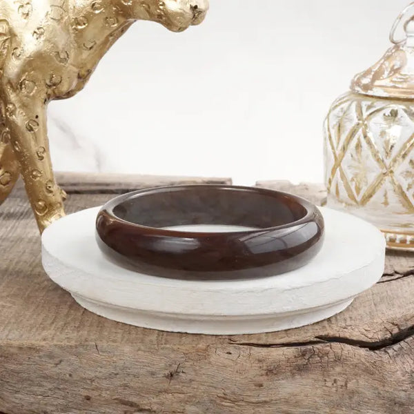 Marbled Muse – Rounded Acrylic Bangles