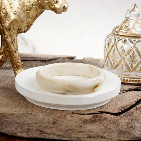 Marbled Muse – Rounded Acrylic Bangles