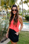 After Dark Black Skort