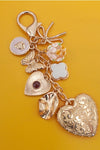 Bag Key Charm-Heart Bow Butterfly Clover