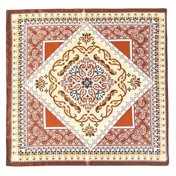 Flower and Rope Pattern Bandana