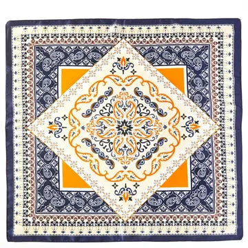 Flower and Rope Pattern Bandana