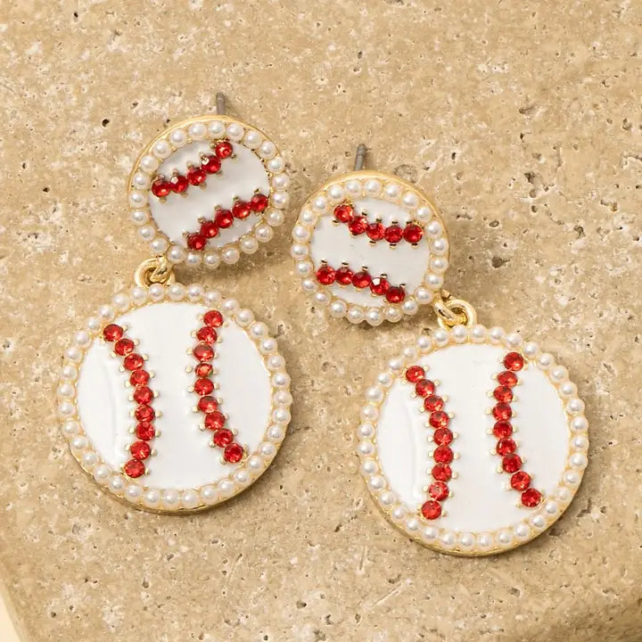 Take Me Out To The Ballgame Earrings