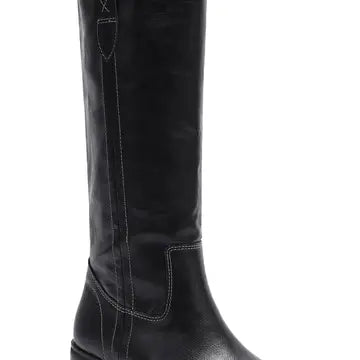Black Riding Knee High Boots