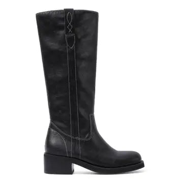 Black Riding Knee High Boots