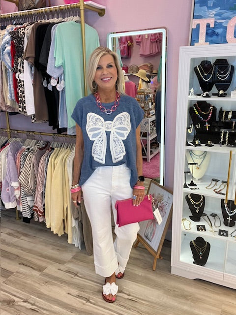 Southern Belle Bow Sweater