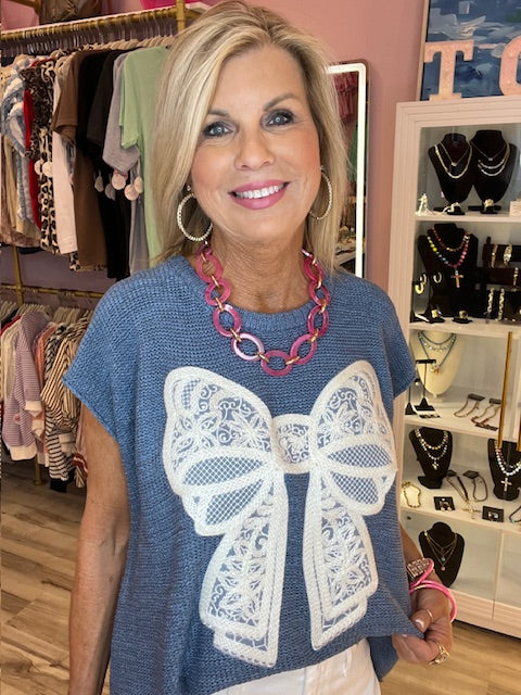 Southern Belle Bow Sweater