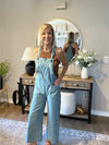 Woven Knot Strap Overalls