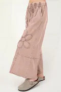 Pretty Petals Pants - Mocha