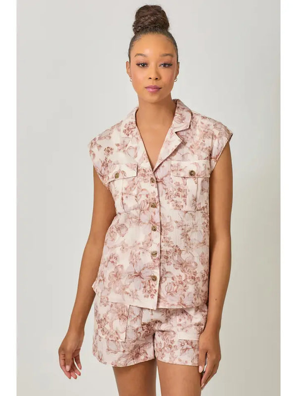 Button Down Camp Shirt