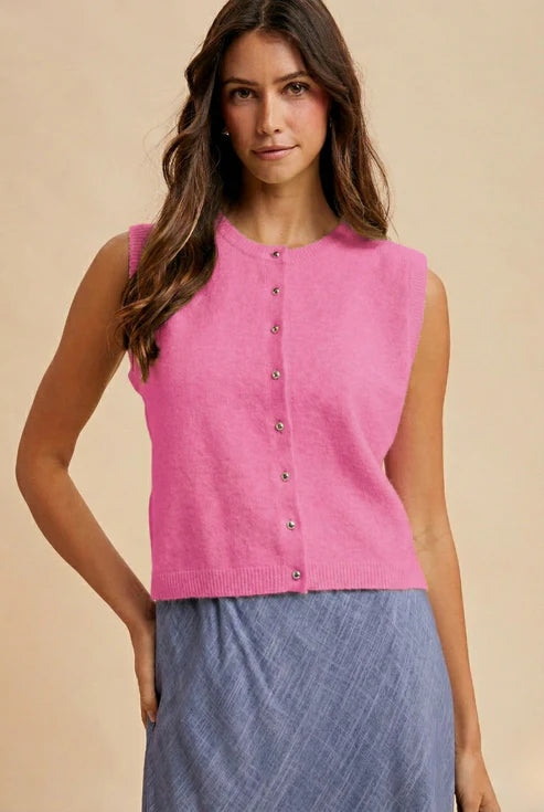 Mila Vest, Candy Pink