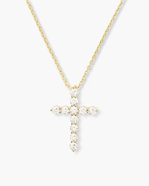 Melinda Maria-"Oh She Fancy" Small Cross Pendant