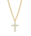 TOVA - Cross Necklace in Clear