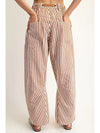 Relaxed Striped Drawstring Pants 3 Colors