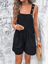 Casual Short Jumpsuit With Adjustable Straps - 3 Colors