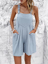 Casual Short Jumpsuit With Adjustable Straps - 3 Colors