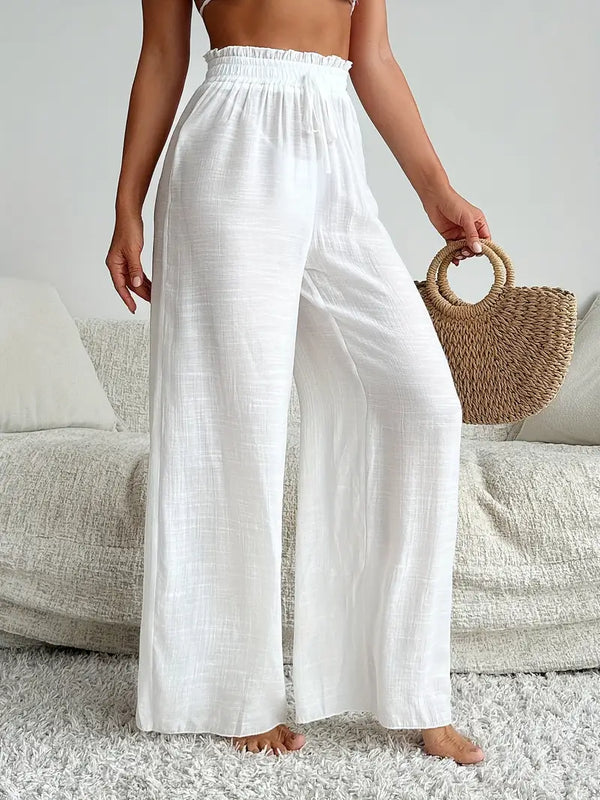 Casual Solid Color Light Weight Pants