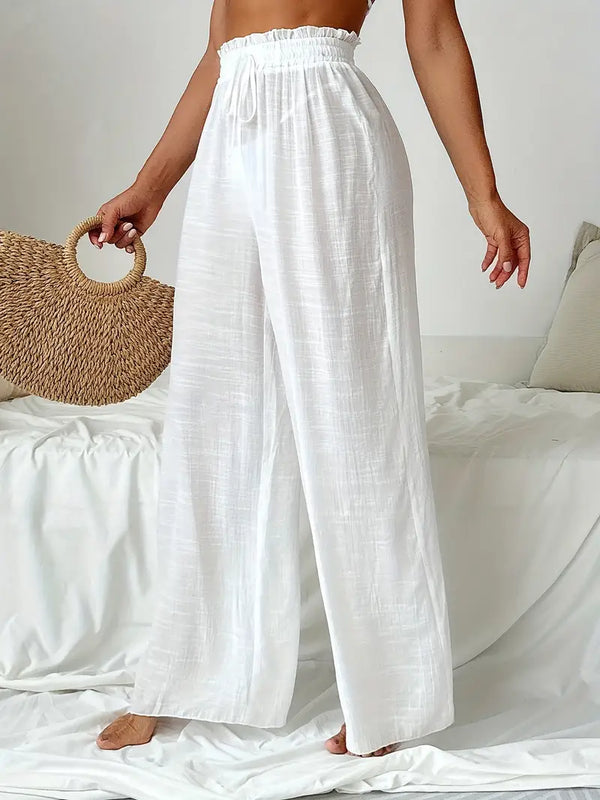 Casual Solid Color Light Weight Pants