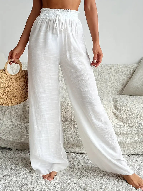 Casual Solid Color Light Weight Pants