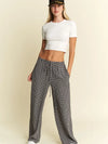 Checkered Print Boxer Pants - 2 Colors
