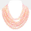 Chunky Acrylic Bead Magnetic Necklace