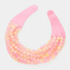 Chunky Acrylic Bead Magnetic Necklace