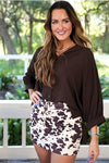 Cowhide Couture Skort