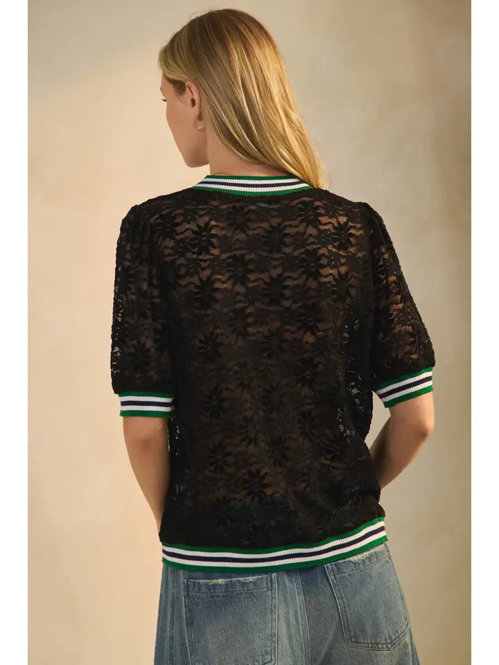 Crochet Lace Top - 2 Colors