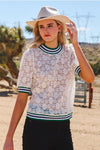 Crochet Lace Top - 2 Colors