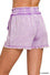 Tencel Mineral Washed Shorts Lavender