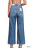 High Waist Wide Leg Straight Denim Jeans