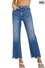 Curvy, Zenana Distressed Hem Jean