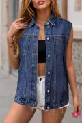 Pretty in Blue Vest