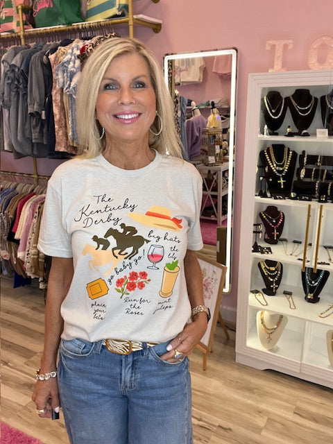 Go Baby Go Derby Tee