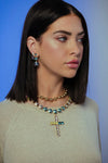 TOVA - Donatella Necklace in Champagne Aqua
