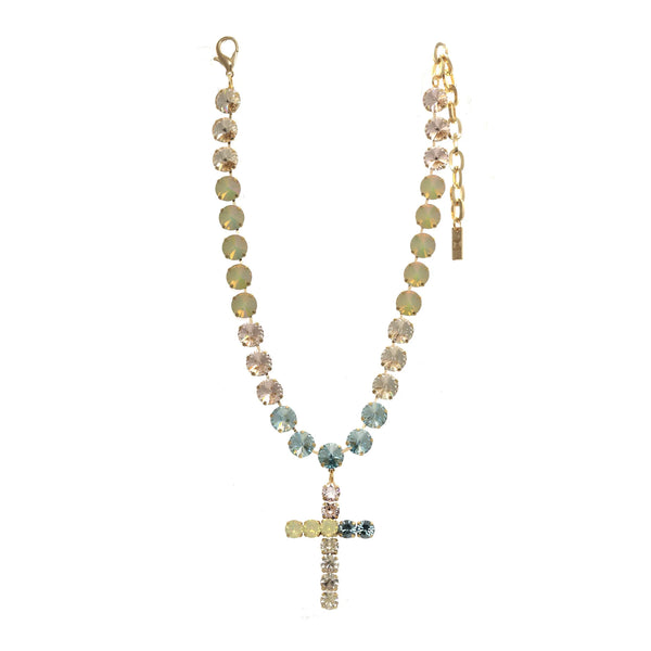 TOVA - Donatella Necklace in Champagne Aqua
