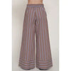 Weekend Escape Stripe Pants, Brown