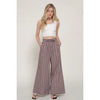 Weekend Escape Stripe Pants, Brown